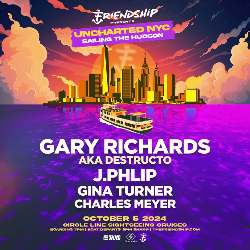 Friendship presents Uncharted NYC w. Gary Richards (Destructo) event artwork