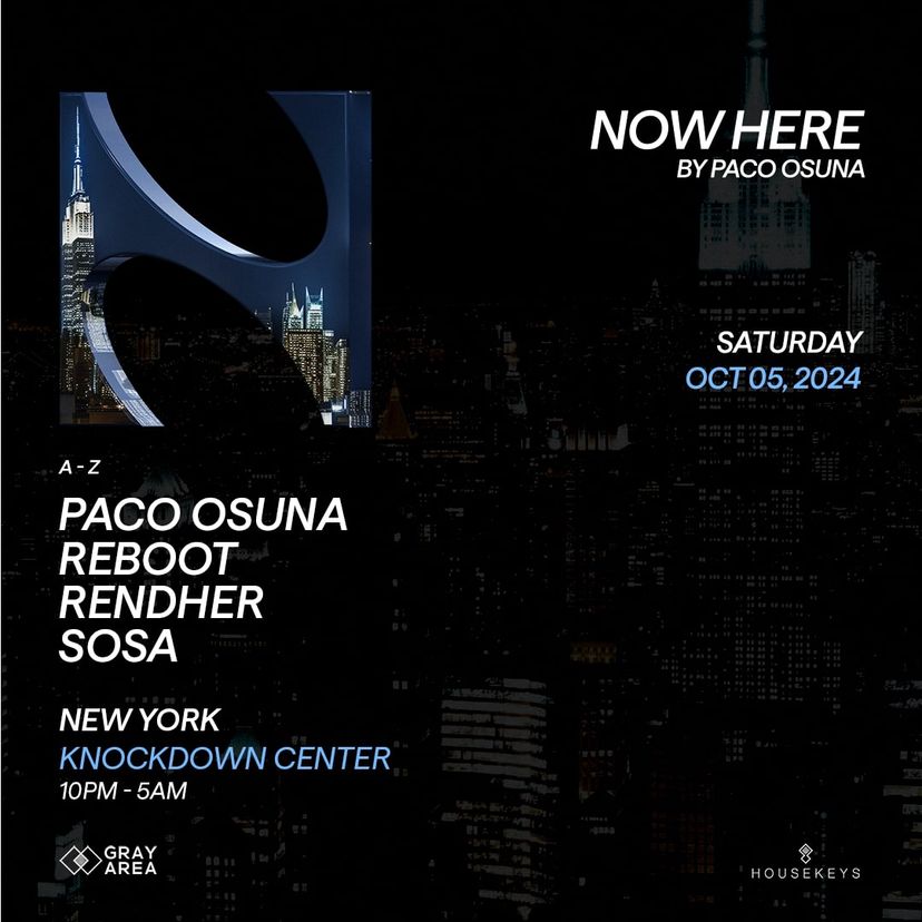 Now Here New York by Paco Osuna event artwork