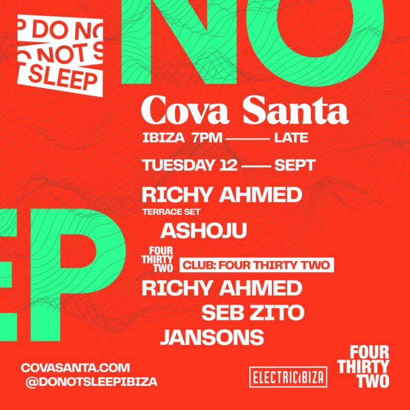 Do Not Sleep with Richy Ahmed event artwork