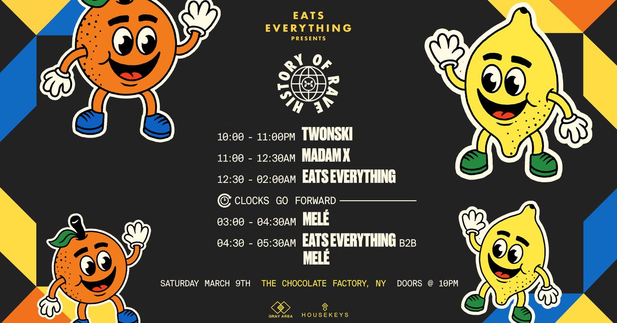 USA Debut: History of Rave NYC w. Eats... | Gray Area