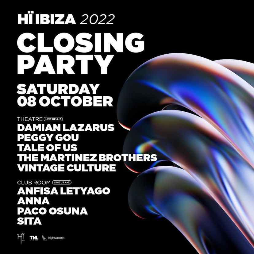Hï Ibiza Closing Party event artwork