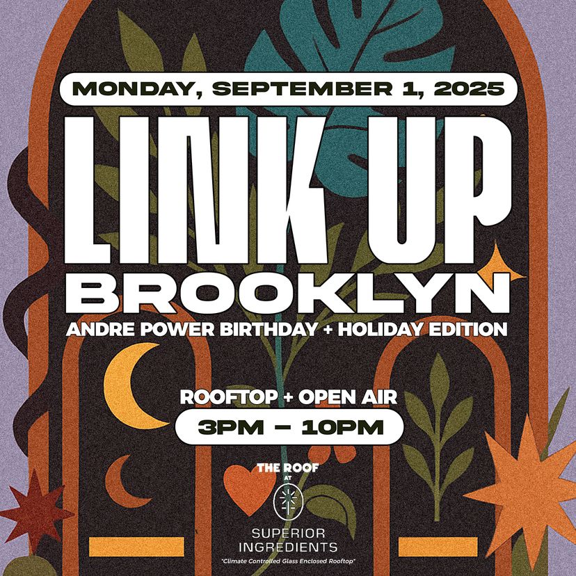 LINK UP New York: Andre Power Birthday Celebration event artwork