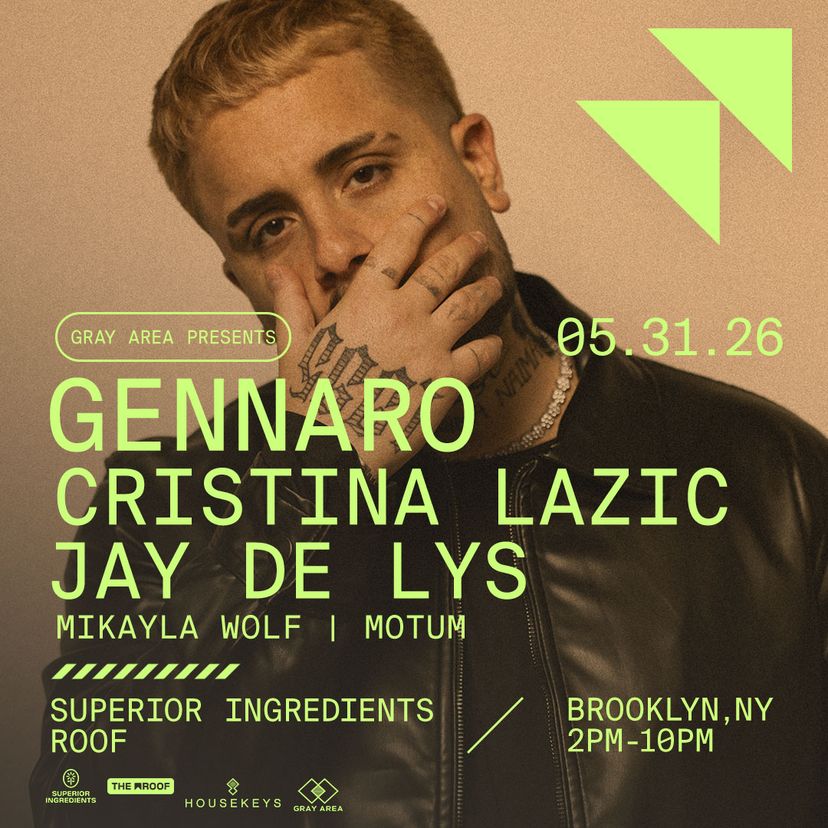GENNARO with Cristina Lazic, Jay de Lys, & More event artwork