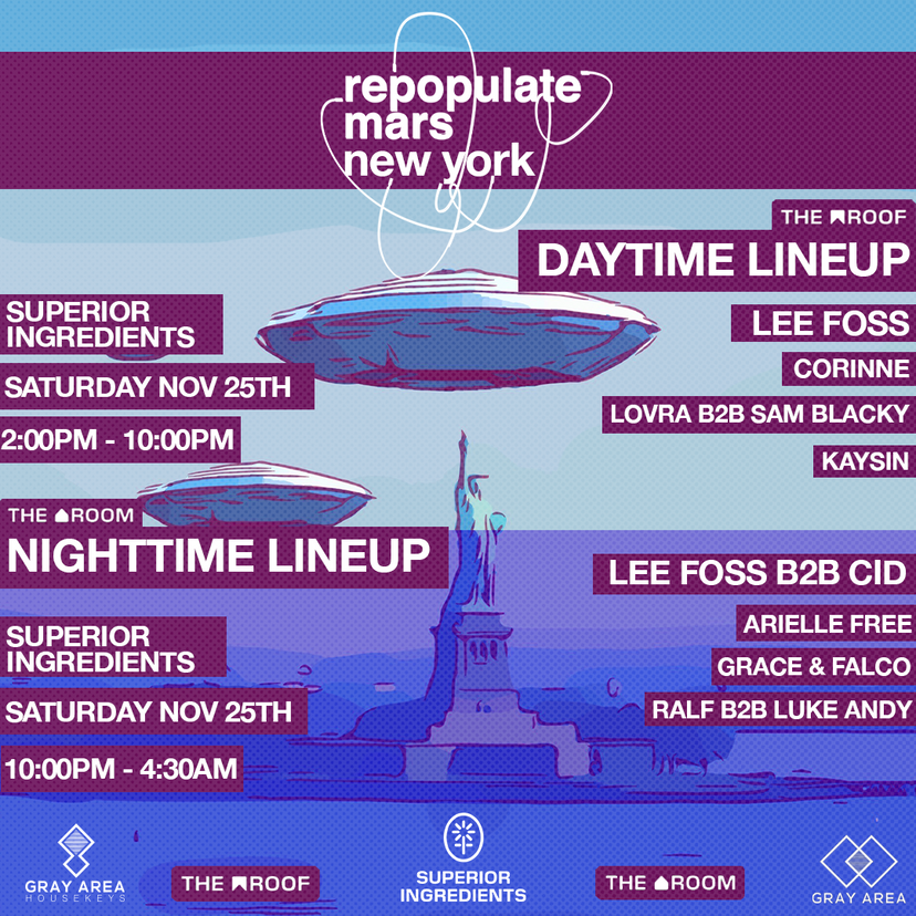 Repopulate Mars New York event artwork