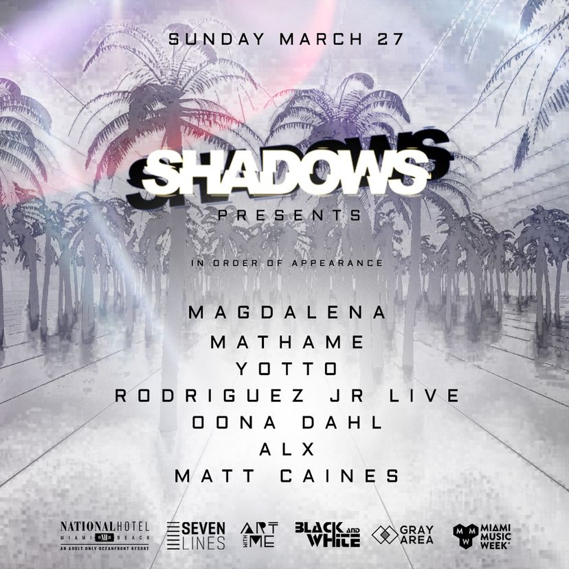 Shadows Pool Party event artwork