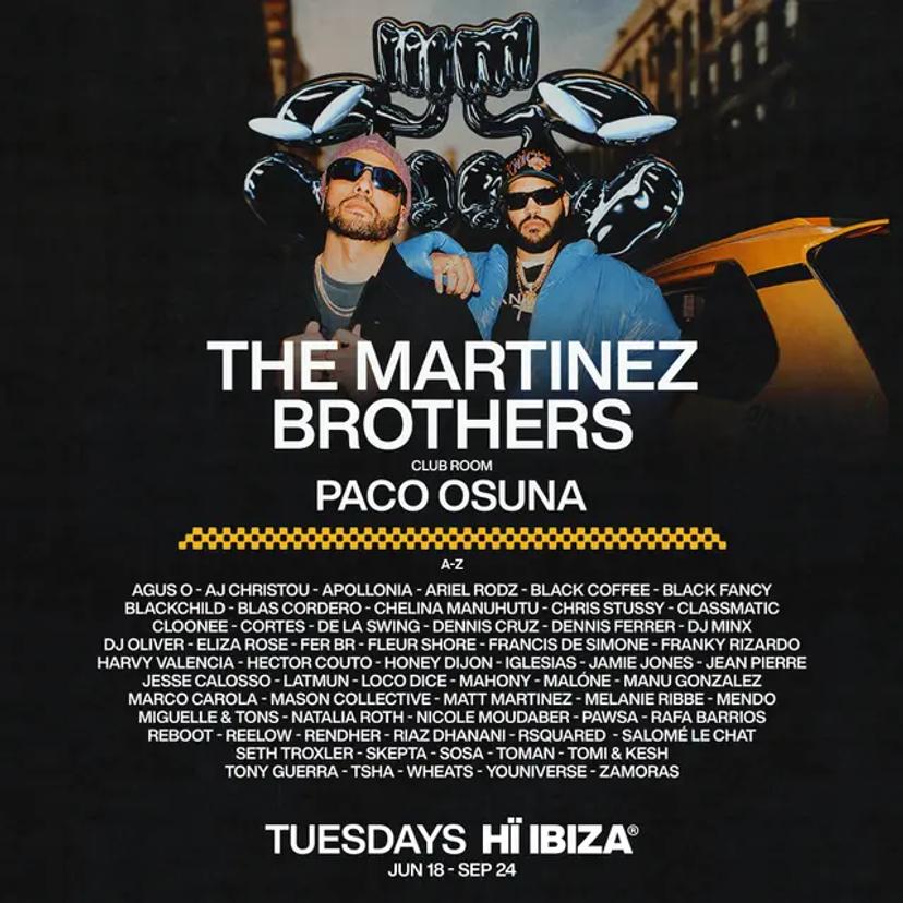 The Martinez Brothers Week 10 event artwork