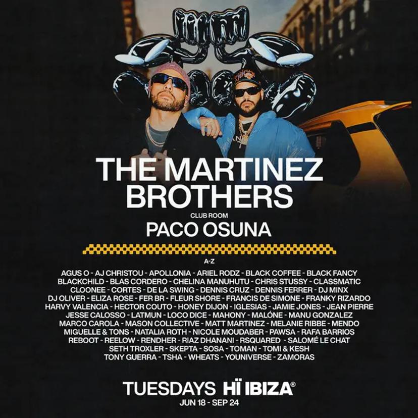 The Martinez Brothers Week 3 event artwork