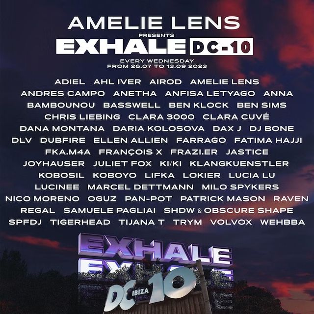 EXHALE event artwork