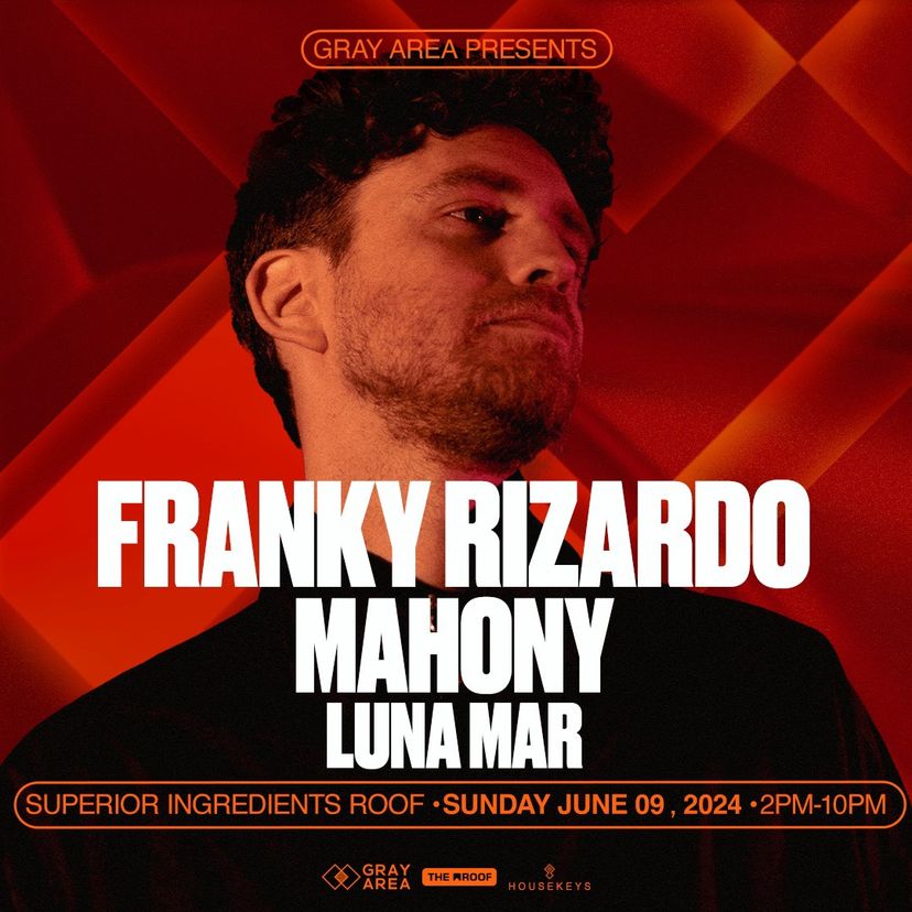 Franky Rizardo w. Mahony & Luna Mar event artwork