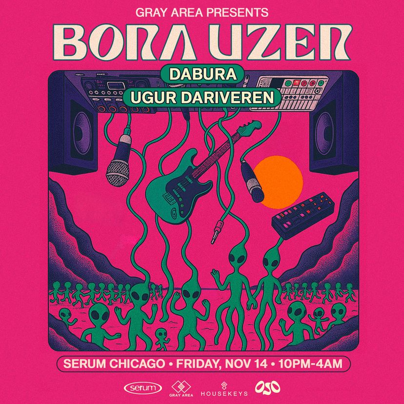 Bora Uzer Chicago event artwork
