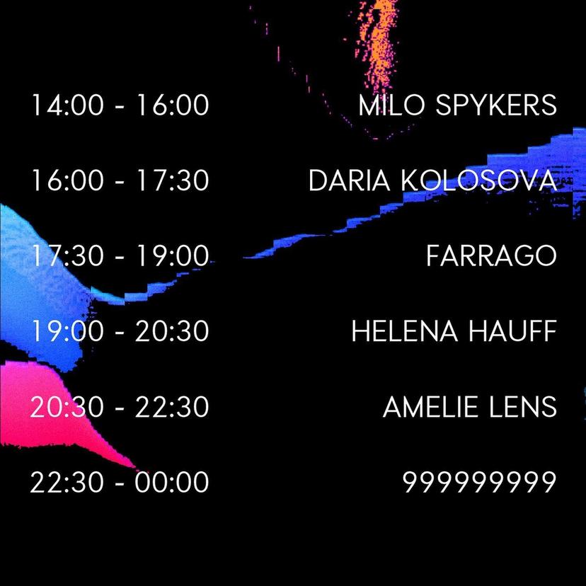 Awakenings Amelie Lens Exhale (By Day) ADE - Gashouder event artwork