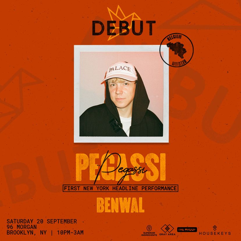 Debut: Pegassi First New York Performance event artwork