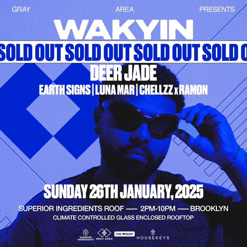 Wakyin New York Headline Debut event artwork