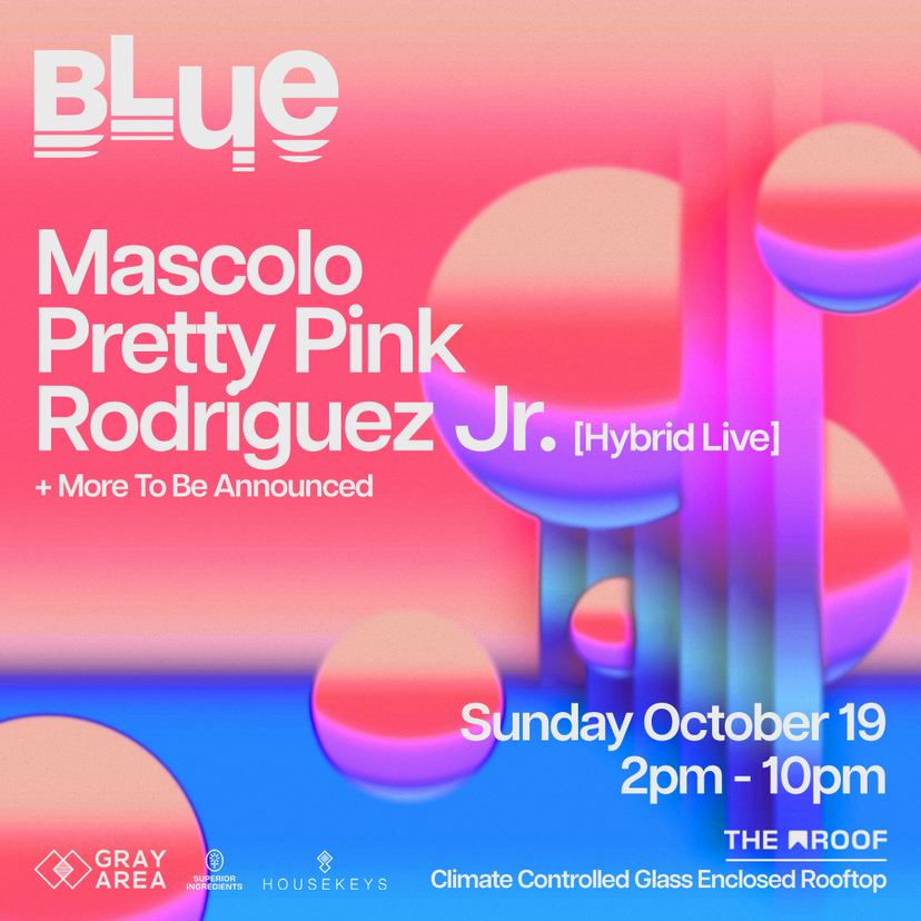 BLUE: Mascolo, Pretty Pink, Rodriguez Jr. [Hybrid Live] event artwork