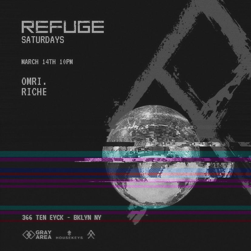 OMRI. at Refuge event artwork