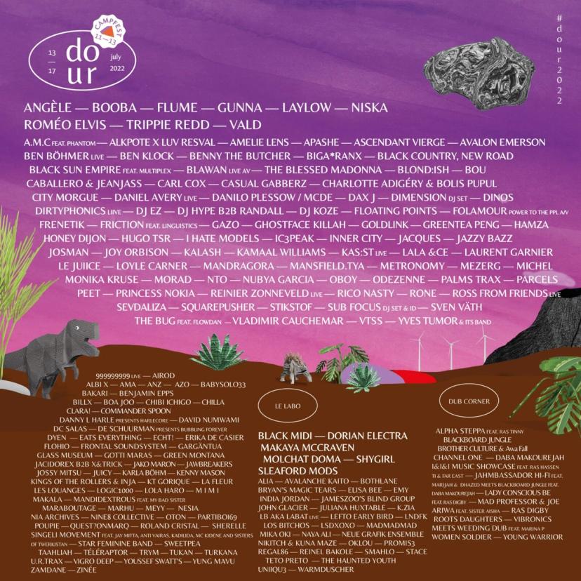 Dour Festival event artwork