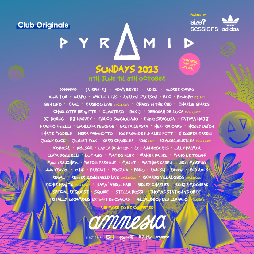 Pyramid Opening Party event artwork