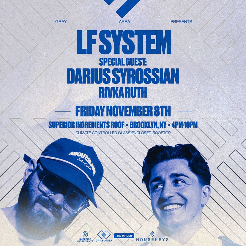 LF System w. Darius Syrossian & Guests event artwork