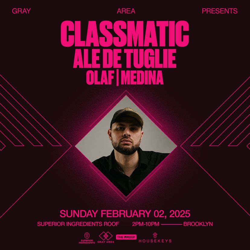 Classmatic w. Ale De Tuglie & Guests event artwork