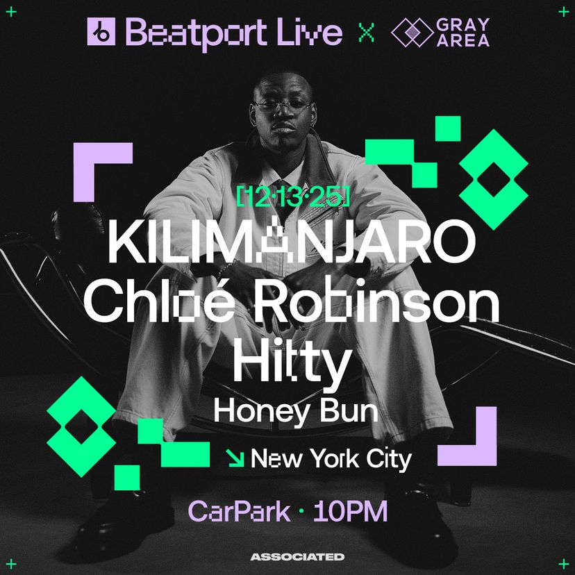 Beatport LIVE New York with KILIMANJARO, Chloé Robinson & Hitty event artwork