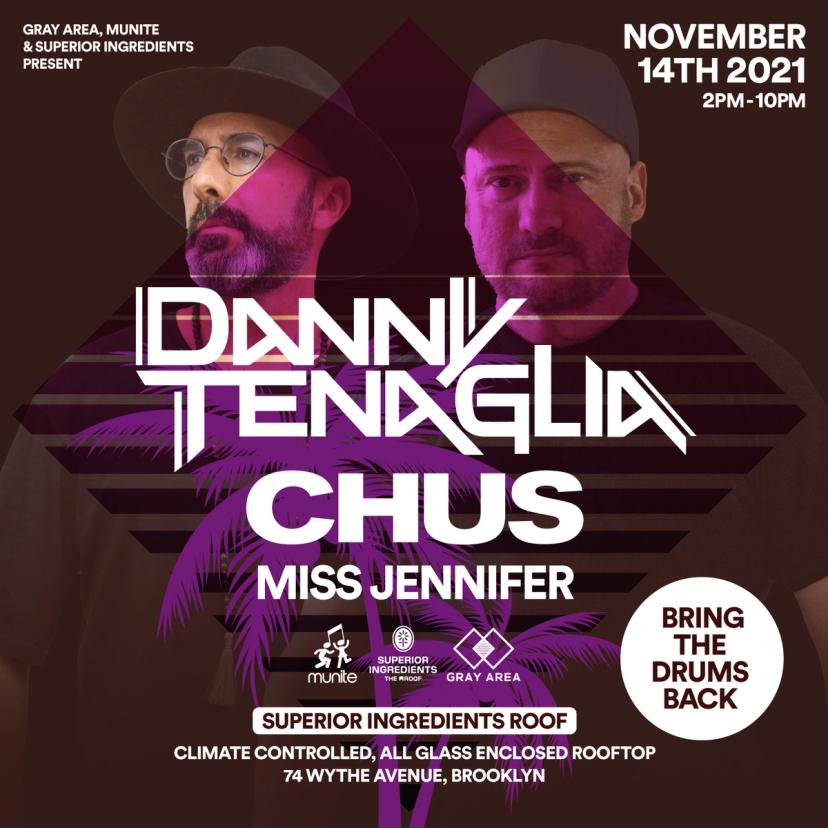 Danny Tenaglia & Chus event artwork