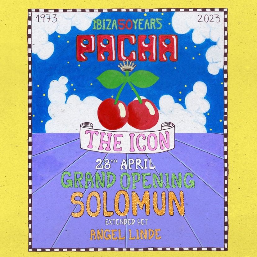 50 Years of Pacha - Grand Opening Party 2023 event artwork