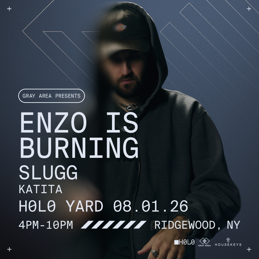 Enzo Is Burning with Slugg *Open Air* event artwork
