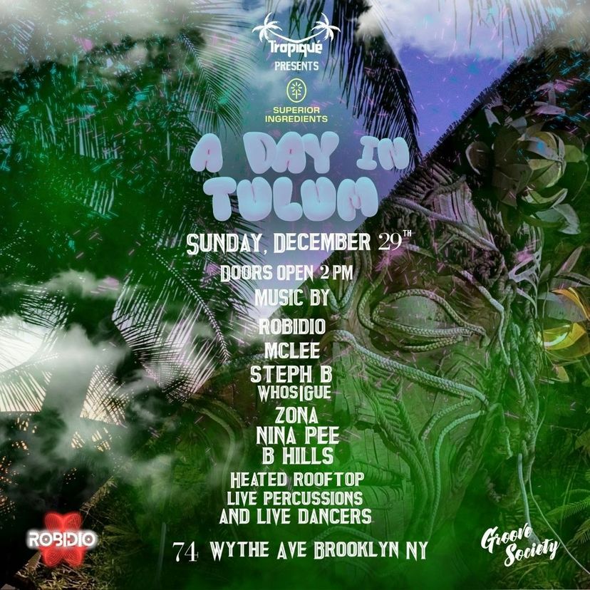 A Day in Tulum presented by Tropique event artwork