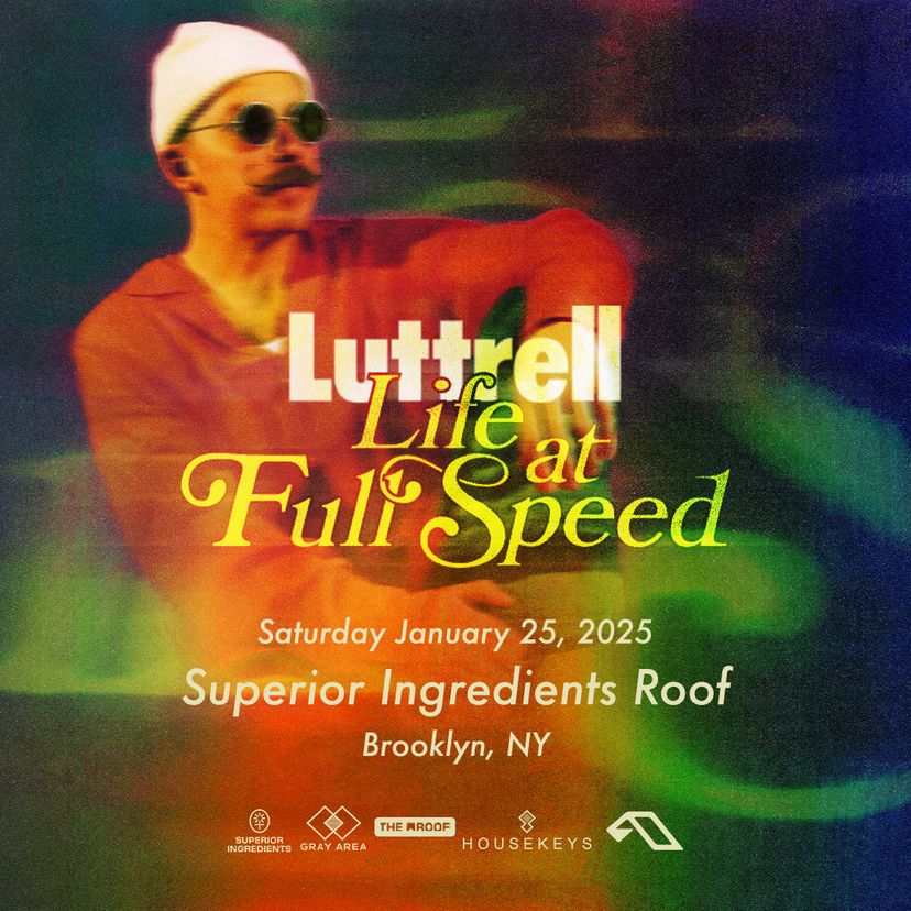 Luttrell: Life At Full Speed Tour event artwork