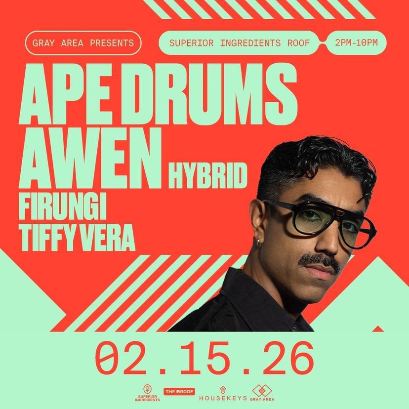 Ape Drums with Awen event artwork