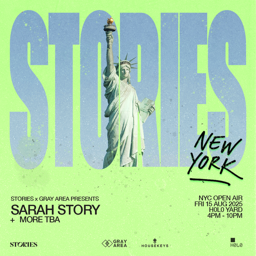 STORIES New York event artwork