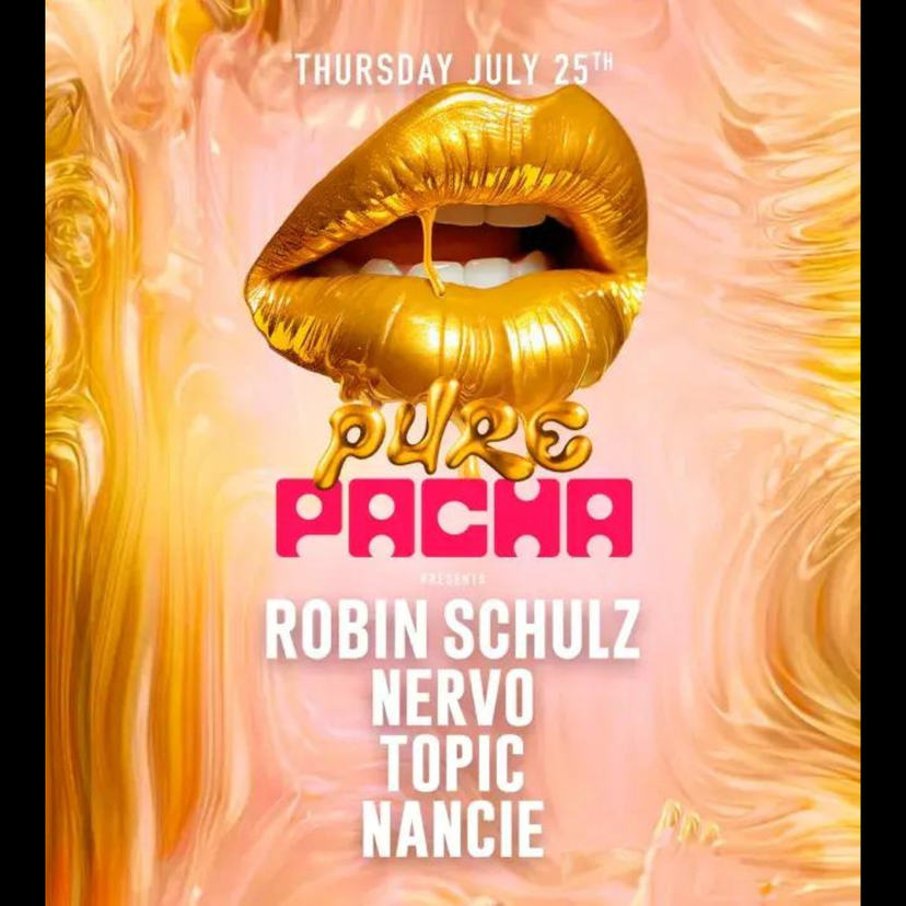 Pure Pacha Week 12 event artwork