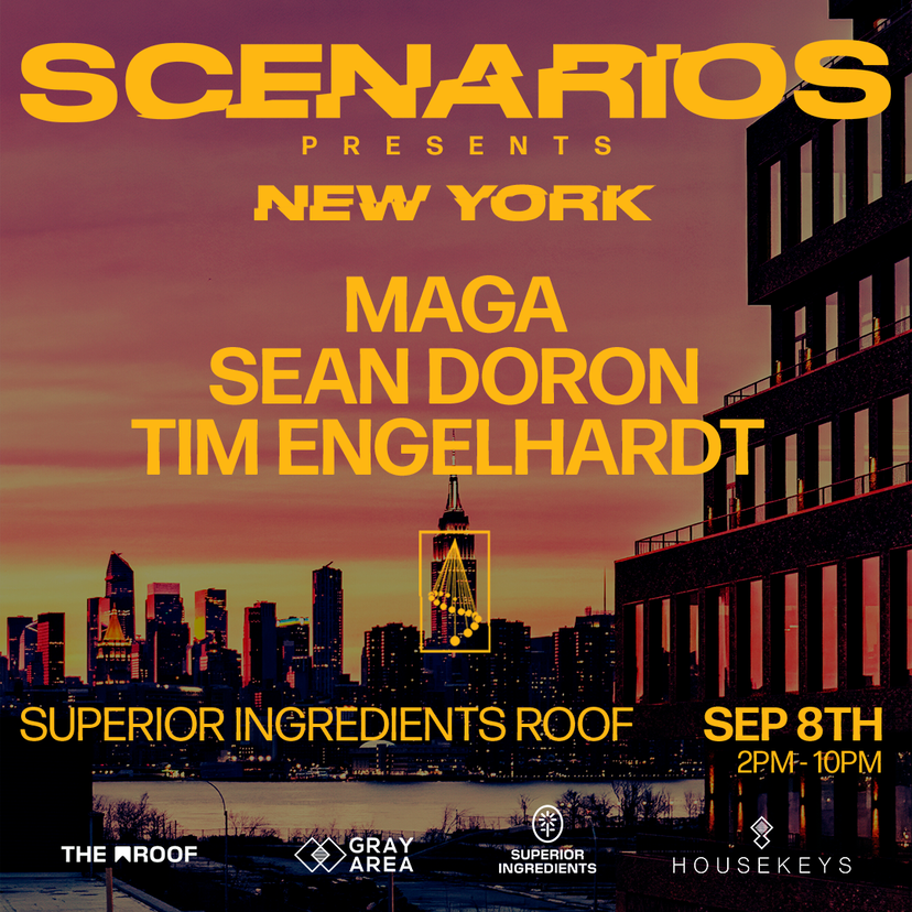 Scenarios New York: MAGA, Sean Doron, Tim Engelhardt event artwork