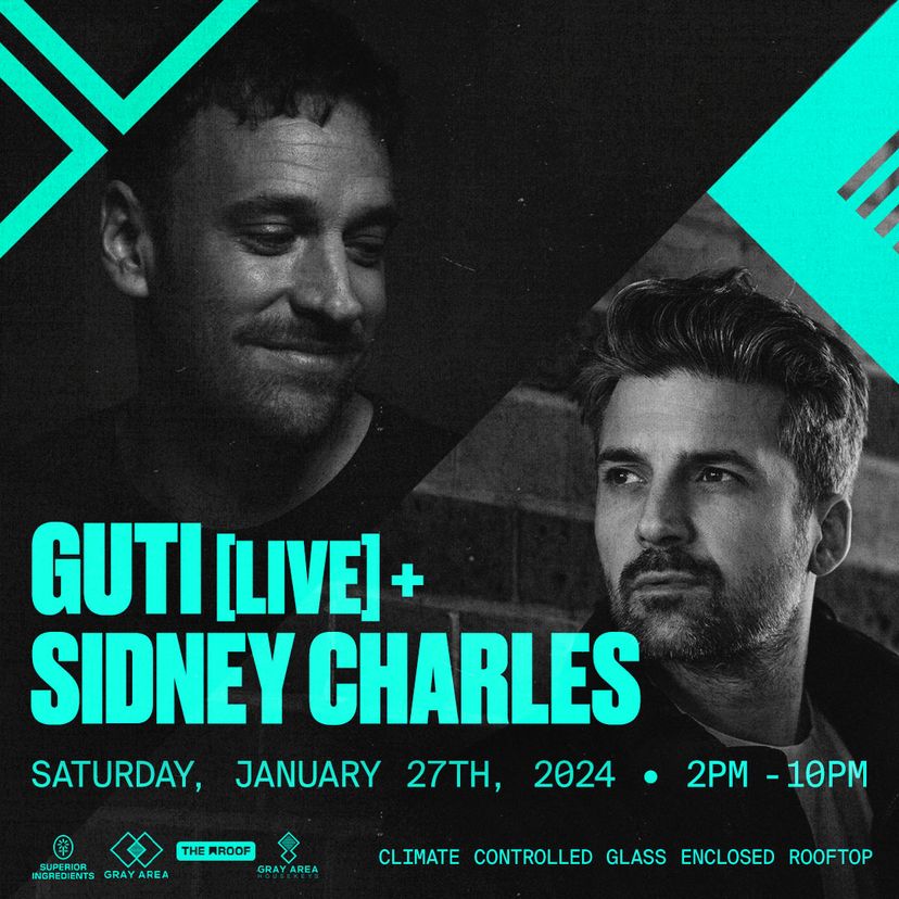Guti [Live] + Sidney Charles event artwork