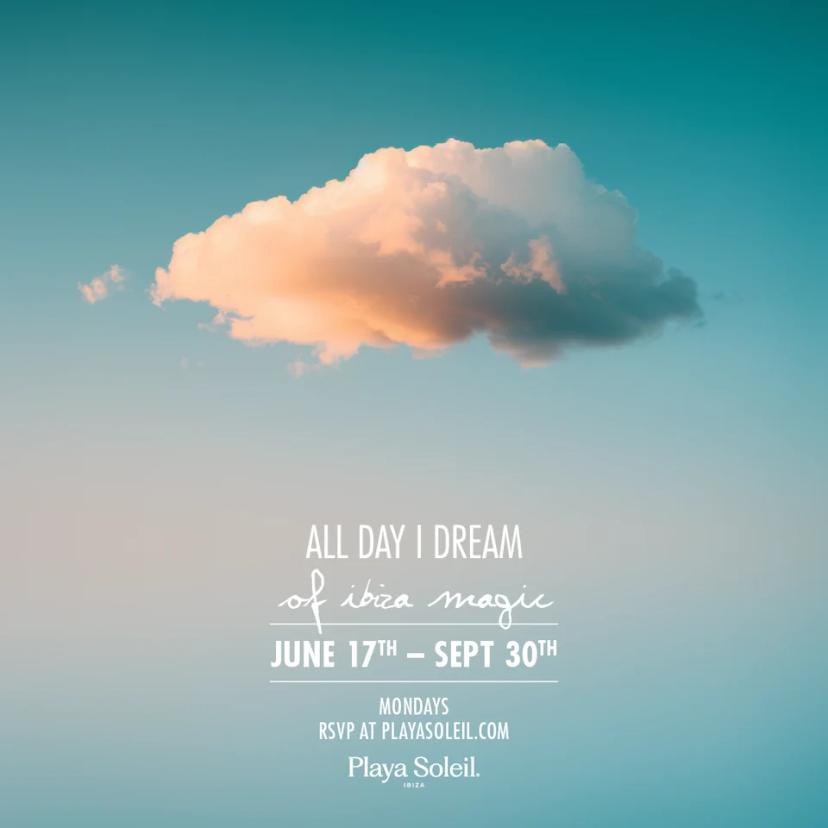 All Day I Dream Opening Party event artwork