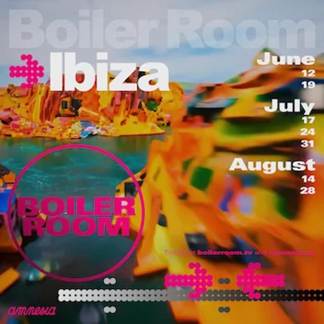 Boiler Room Ibiza event artwork