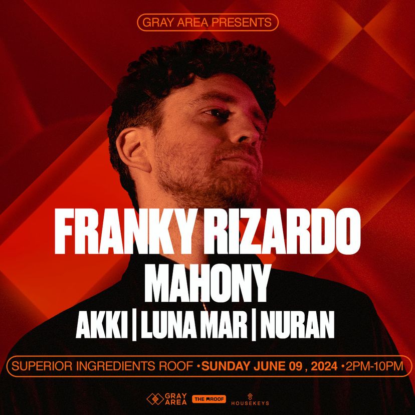 Franky Rizardo w. Mahony & Luna Mar event artwork