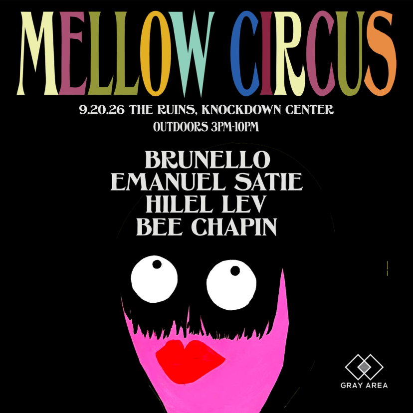 Brunello Presents Mellow Circus event artwork
