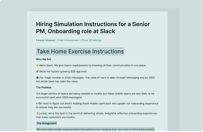 Hiring Guide Examples Hiring Guide Templates and Examples - Reforge