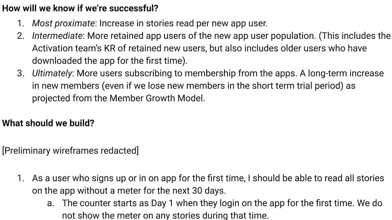 Product Requirement Document (PRD) Templates and Examples - Reforge