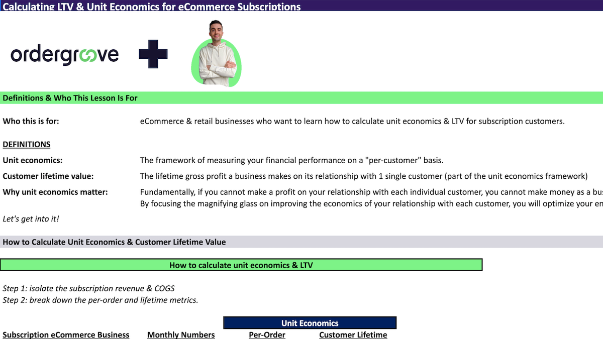 Lifetime Value (LTV) Templates and Examples - Reforge