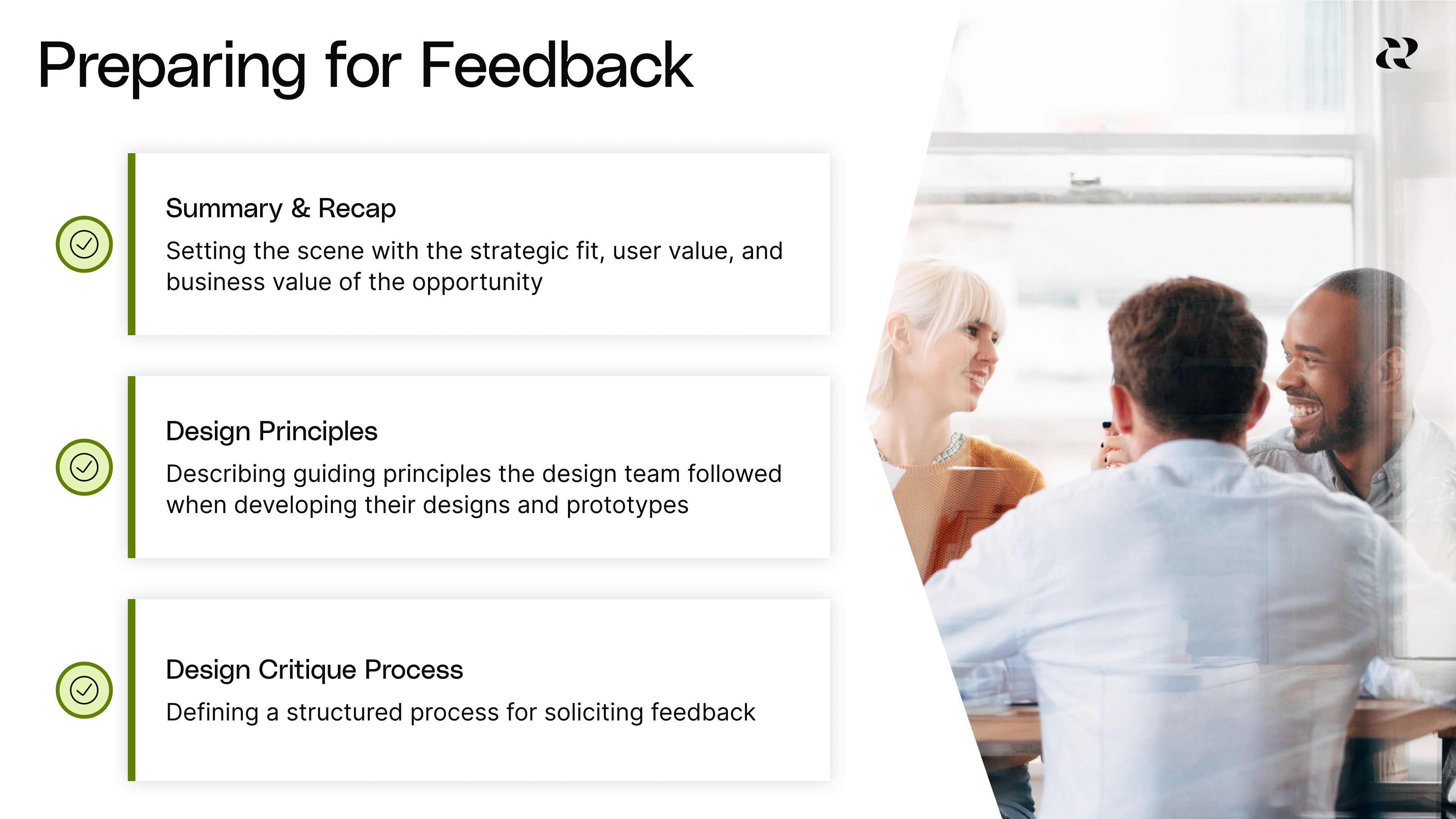 Get design approval