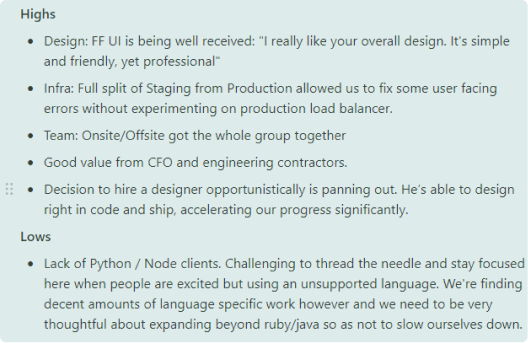Board Update Templates and Examples - Reforge