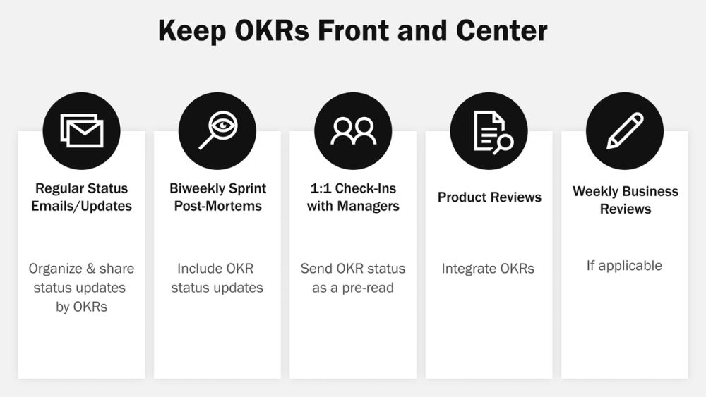 Set goals with OKRs