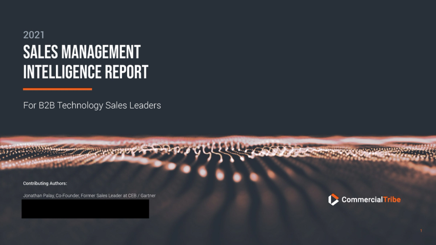 B2B Content Marketing: Sales Management Intelligence Report for ...