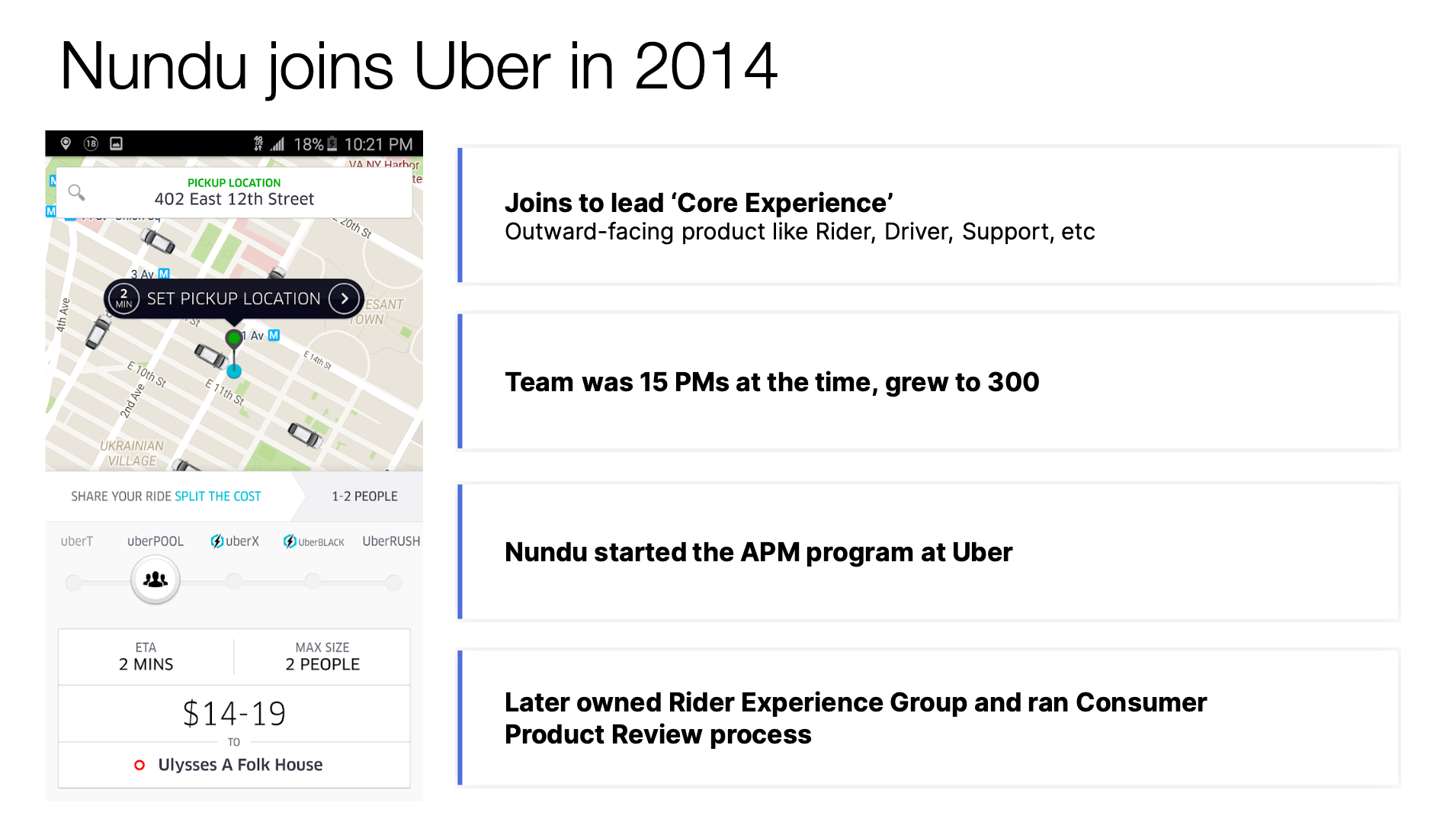 Case study: Uber product review
