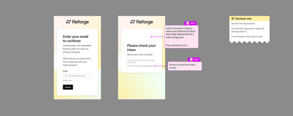 LinkedIn signup flow revision at Reforge