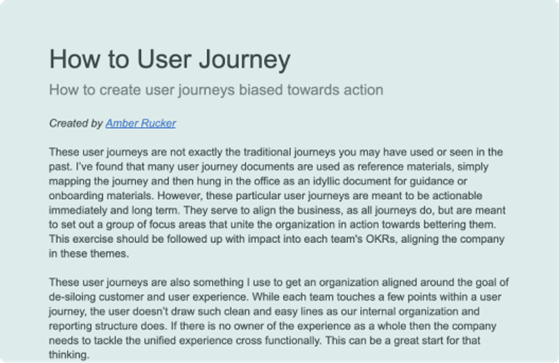 User Journey Map Templates and Examples - Reforge