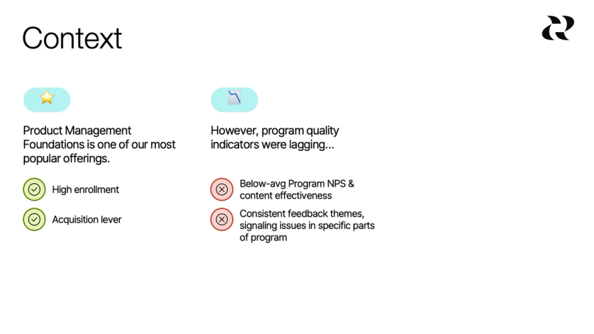 Product Management Course Update and Learnings at Reforge