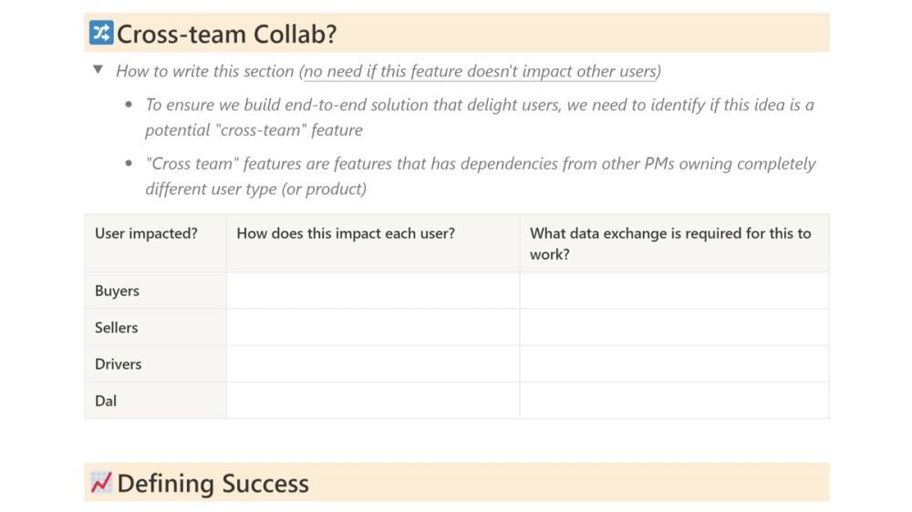 Prd List Example RIICE product prioritization at ClickUp